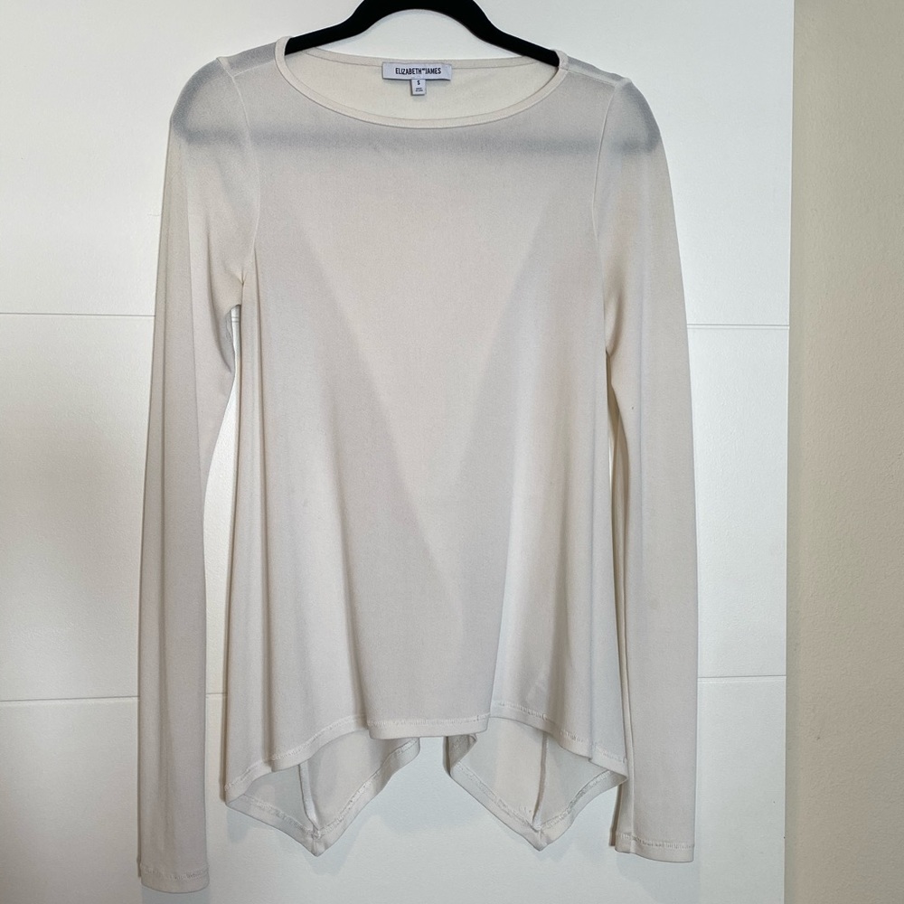 Elizabeth and James white long sleeve